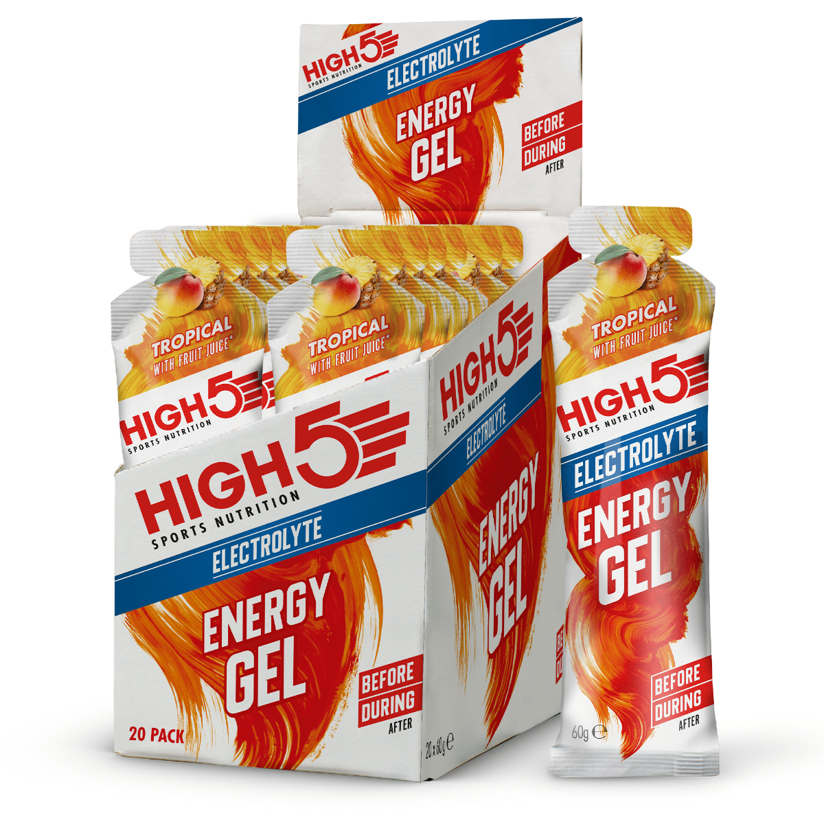 High5 Electrolyte Energy Gel (20x60 gr) Raspberry